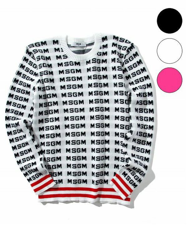 楽天市場 Msgm エムエスジーエム ロゴ コットン 長袖 ニット 女の子 ブランド 子供服 こども服 おしゃれ かっこいい かわいい キッズ Spaccio