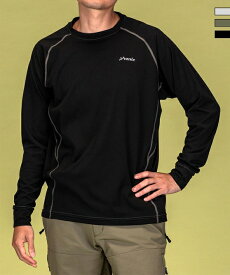 phenix outdoor フェニックスアウトドア クルーネック長袖Tシャツ メンズTシャツ 速乾 ストレッチ 快適 抗菌 防臭 ティーシャツ インナー メンズ おしゃれ かっこいい ブランド アウトドア レジャー スポーツウェア