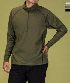 phenix outdoor フェニックスアウトドア ハーフジップ長袖Tシャツ メンズTシャツ 速乾 ストレッチ 快適 抗菌 防臭 ティーシャツ インナー メンズ おしゃれ かっこいい ブランド アウトドア レジャー スポーツウェア