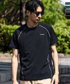 phenix OUTDOOR フェニックスアウトドア CREW NECK SHORT SLEEVE T-SHIRTS クルーネック 半袖 Tシャツ 速乾 ストレッチ 日焼け防止 快適 抗菌 防臭 カットソー メンズ おしゃれ かっこいい ブランド アウトドア レジャー スポーツウェア スキーウェア スノボウェア