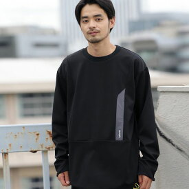 +phenix プラスフェニックス Stretch Zip Pocket Tee ストレッチ ジップポケットTシャツ 長袖 カットソー メンズ おしゃれ かっこいい ブランド アウトドア レジャー スポーツウェア