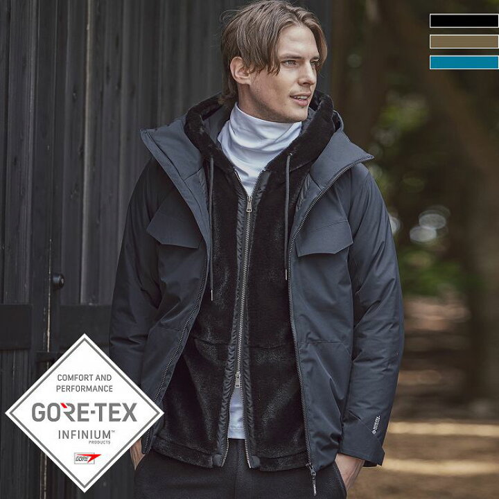 楽天市場】+phenix プラスフェニックス GORE-TEX INFINIUM Down Jacket  