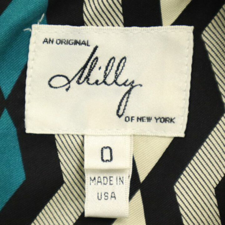 MILLY アメリカ製 シルクトップス 0