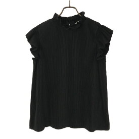 古着 ZARA ザラ ノースリーブ カットソー S ブラック レディース 【中古】