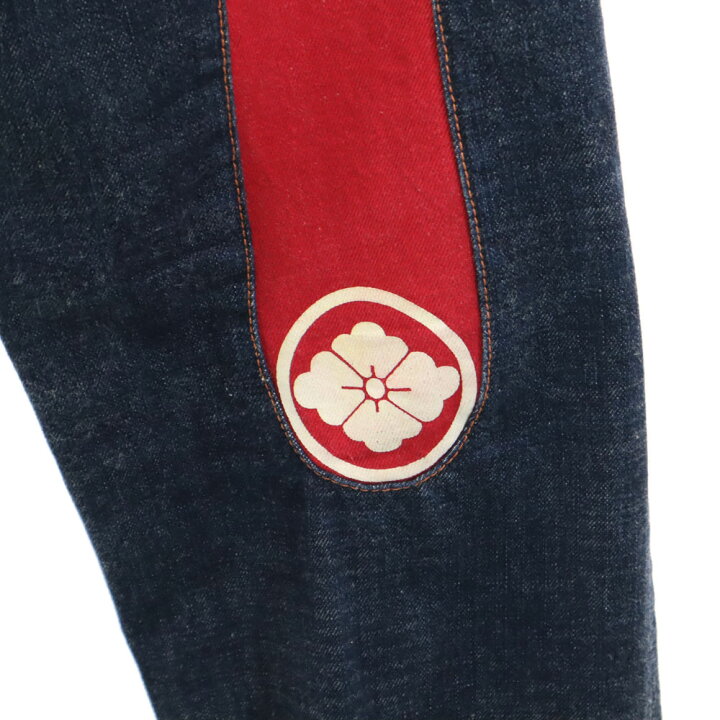 楽天市場】古着 エヴィス EVISU 1460 切抜き大黒 家紋ペイント カモメ 