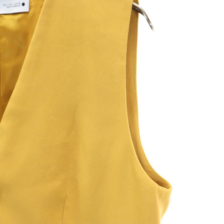 楽天市場】ザラ ベスト 上下 セットアップ L/M イエロー系 ZARA 