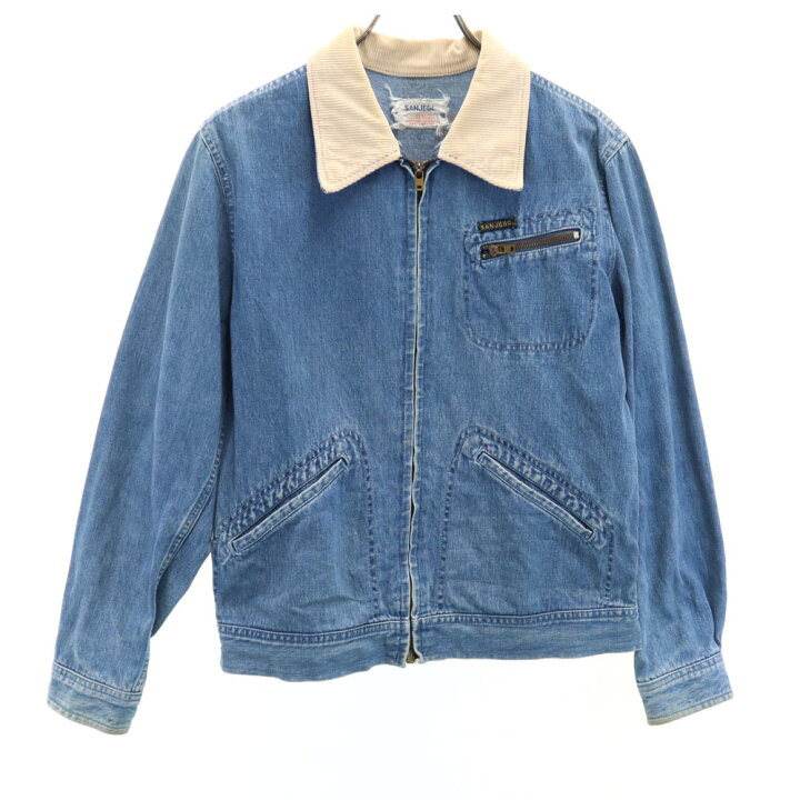 楽天市場】古着 SANJEGO 70s 80s ヴィンテージ ジップ デニム 