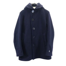 オーシバル ウールジャケット 3 紺 ORCIVAL フード コート メンズ 【中古】 【221215】