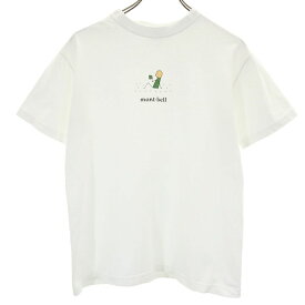 モンベル アウトドア 半袖 Tシャツ XS ホワイト mont-bell メンズ 【中古】 【240412】 メール便可