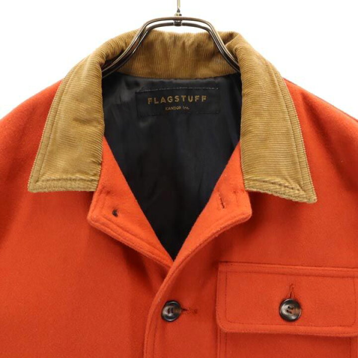 楽天市場】フラッグスタッフ 21AW 日本製 ウールジャケット L オレンジ 