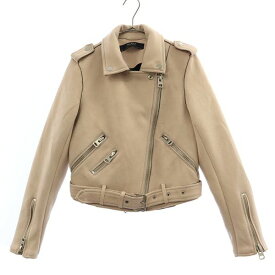 ザラベーシック ライダースジャケット XS ピンク ZARA BASIC レディース 【中古】 【231023】