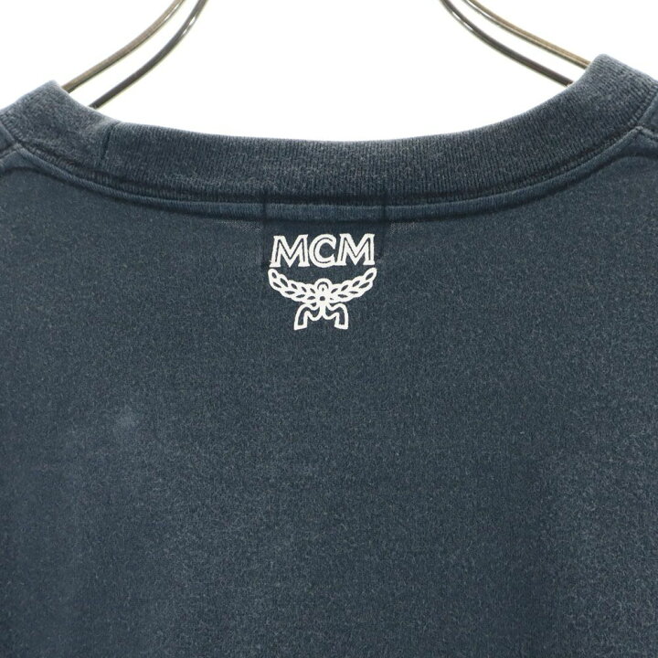 楽天市場】古着 MCM エムシーエム プリント 半袖 Tシャツ M グレー系 