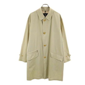 古着 BURBERRY バーバリー 日本製 三陽商会 ステンカラーコート M ベージュ メンズ 【中古】 【PD】