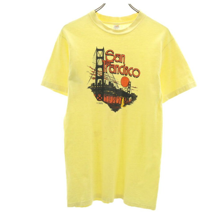 楽天市場】古着 ヘインズ 70s USA製 ヴィンテージ プリント 半袖 T 