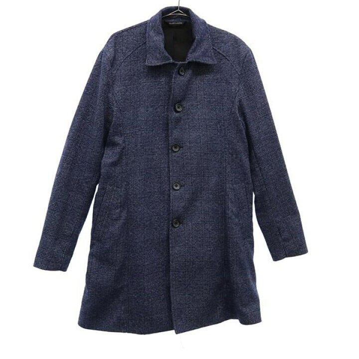 楽天市場】ブラック バイ バンキッシュ チェック ステンカラーコート S  