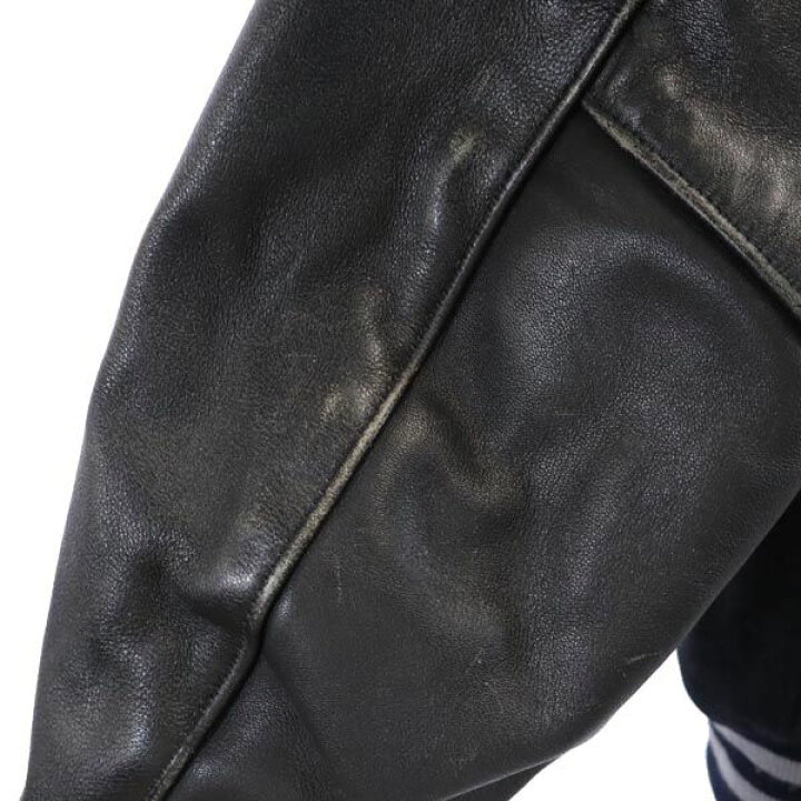 楽天市場】古着 コディアック KODIAK バック刺繍 長袖 レザー切替  