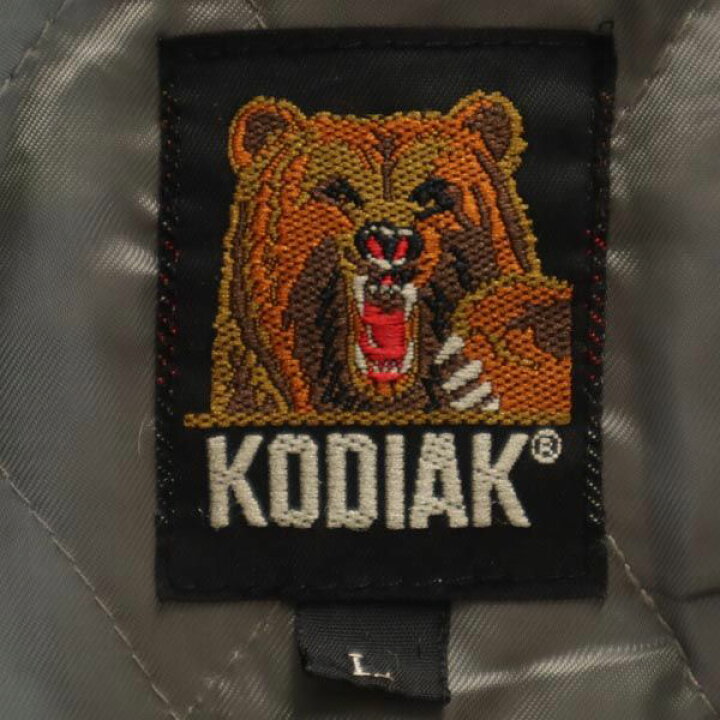 楽天市場】古着 コディアック KODIAK バック刺繍 長袖 レザー切替  