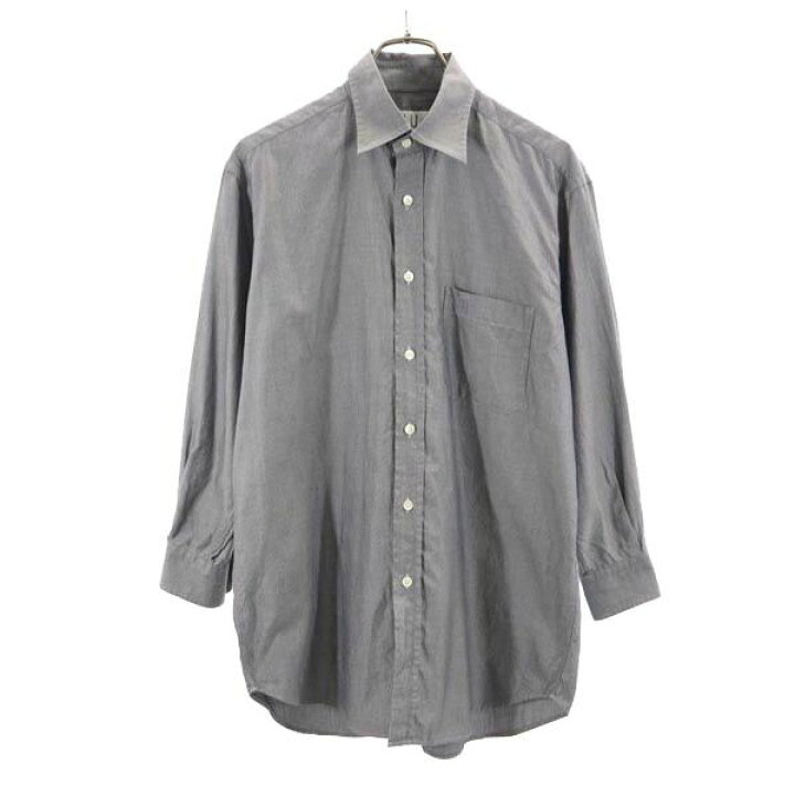 楽天市場】古着 Dunhill ダンヒル 長袖 シャツ M グレー系 メンズ 