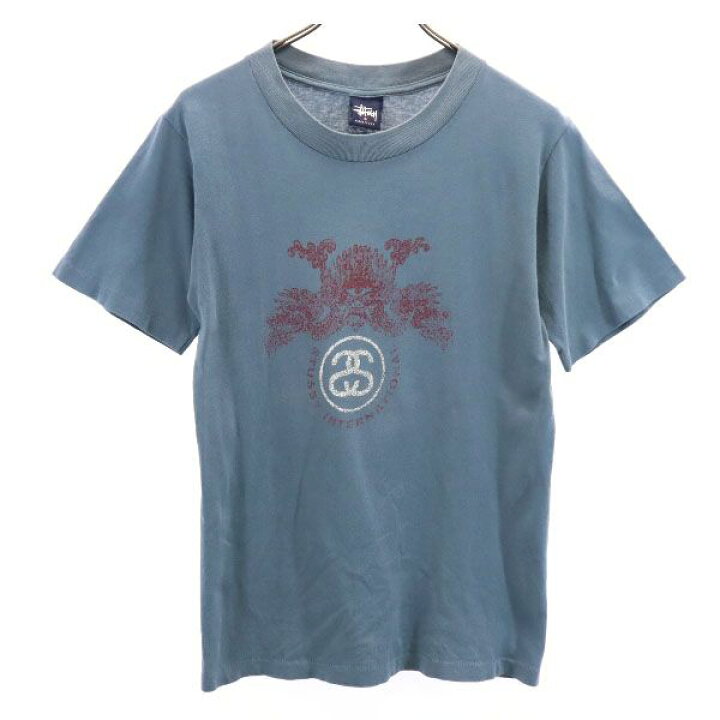 楽天市場】古着 ステューシー STUSSY 90s USA製 紺タグ プリント 半袖  