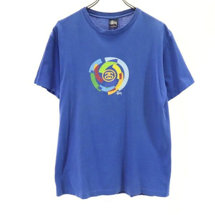 楽天市場】ステューシー 90s 紺タグ USA製 プリント 半袖 Tシャツ M 