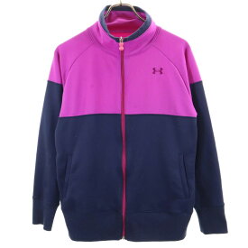 アンダーアーマー ジャージ トラックジャケット L ネイビー UNDER ARMOUR レディース 【中古】 【231230】