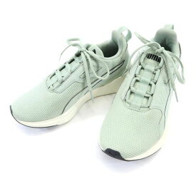 プーマ ランニングシューズ 23.5 グリーン系 PUMA スニーカー レディース 【中古】 【230422】