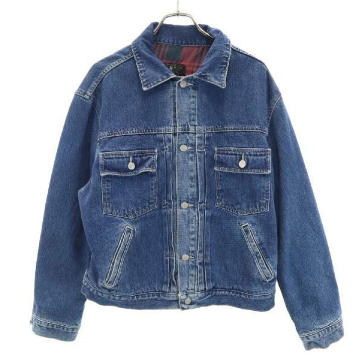 楽天市場】RRL 90s USA製 初期黒タグ 赤三ツ星 デニムジャケット L  