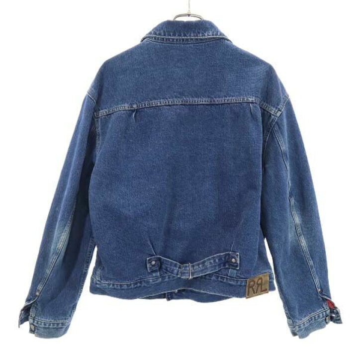 楽天市場】RRL 90s USA製 初期黒タグ 赤三ツ星 デニムジャケット L 