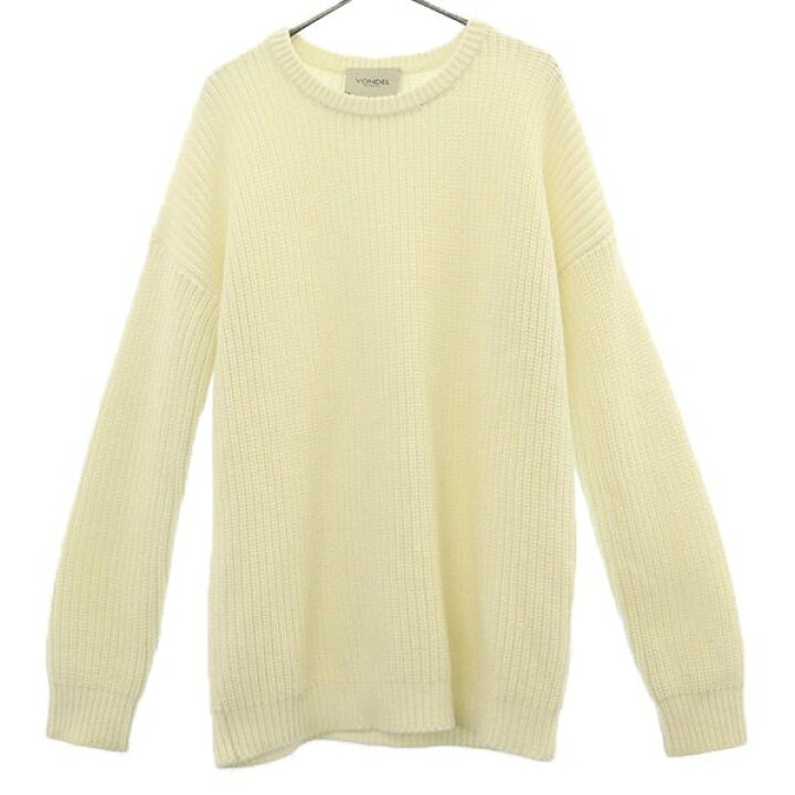 楽天市場】古着 VONDEL フォンデル 長袖 コットン ニット S ホワイト  