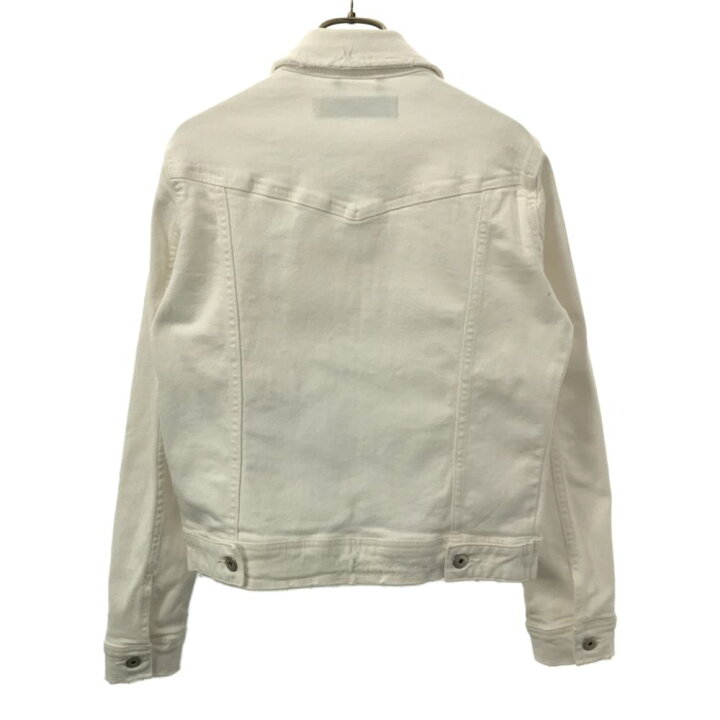 楽天市場】古着 ZARA ザラ ダメージ加工 デニムジャケット XS ホワイト 