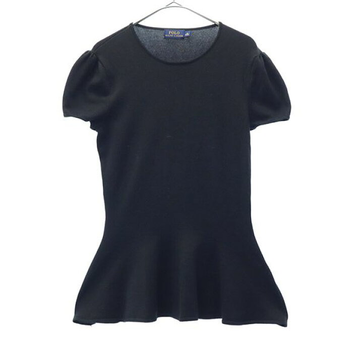 楽天市場】ポロラルフローレン 半袖 ニット XS ブラック POLO RALPH 