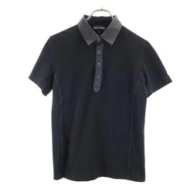 エンポリオアルマーニ 半袖 ポロシャツ M 黒 Emporio Armani レディース 【中古】 【230627】 メール便可