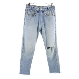 リーバイス 505 カットオフ デニムパンツ w40 Levi&#039;s ジーパン レディース 【中古】 【240422】