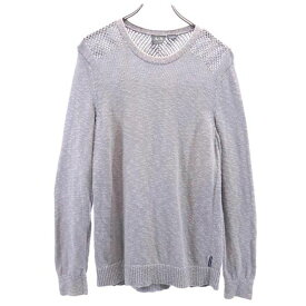 アルマーニエクスチェンジ ニット M グレー系 ARMANI EXCHANGE 長袖 セーター メンズ 【中古】 【221126】