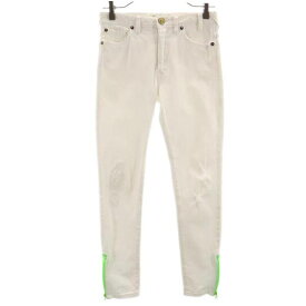 ポールスミス 裾ジッパー付 ロングパンツ 38 ホワイト Paul Smith レディース 【中古】 【240422】