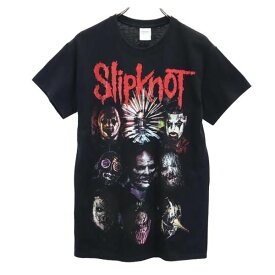 ギルダン SLIPKNOT PREPARE FOR HELL 2014-2015 半袖 Tシャツ S ブラック系 GILDAN スリップノット バンT メンズ 【中古】 【230816】 メール便可