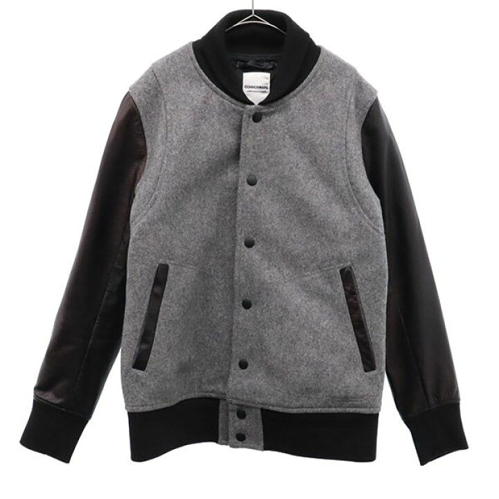 楽天市場】コモンウェア ウールブレンド スタジャン 46 グレー COMMON  