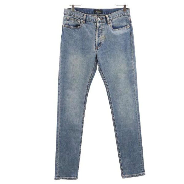 楽天市場】アーペーセー スリムデニムパンツ w28 A.P.C. ボタンフライ 