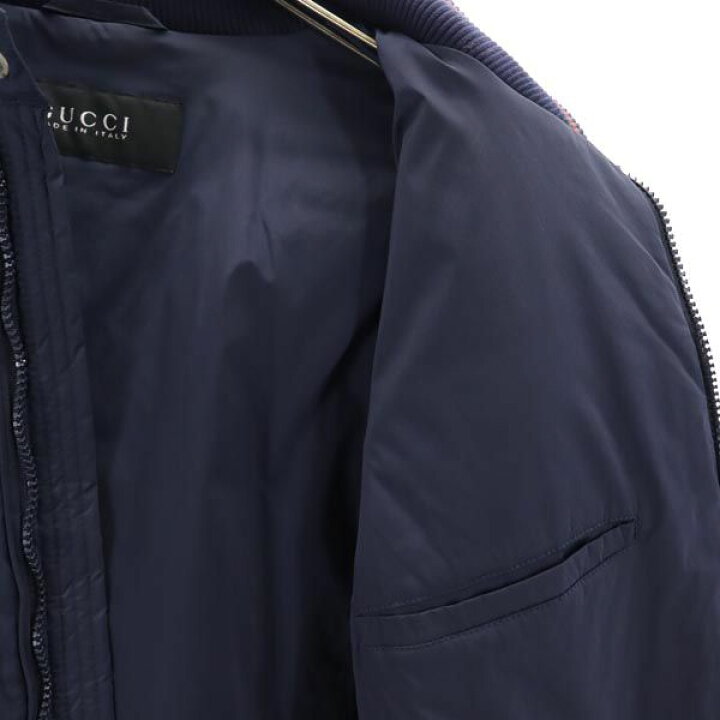 楽天市場】古着 グッチ GUCCI イタリア製 長袖 中綿ジャケット 46 