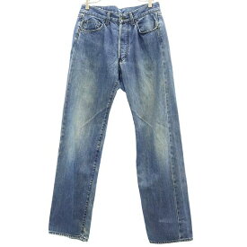 ポールスミス ジーンズ ストレート デニムパンツ ブルー Paul Smith JEANS ボタンフライ ジーパン メンズ 【中古】 【230424】