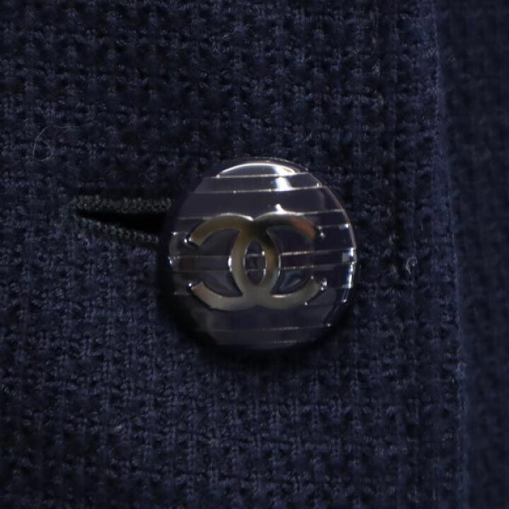 楽天市場】シャネル フランス製 ジャケット 38 ネイビー CHANEL  