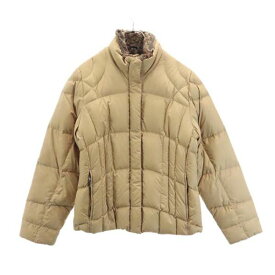 エディーバウアー ファー付き ダウンジャケット M ベージュ系 Eddie Bauer レディース 【中古】 【230121】