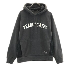 パーリーゲイツ ゴルフ 長袖 フリース パーカー 2 グレー系 PEARLY GATES メンズ 【中古】 【240104】 【PD】