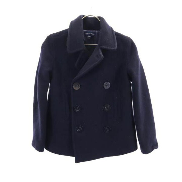 楽天市場】古着 RALPH LAUREN ラルフローレン ピーコート 130 ネイビー 