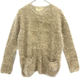 ザラガールズ シャギー ニット カーディガン 164 グレー ZARA GIRL'S 長袖 キッズ 【中古】 【230204】