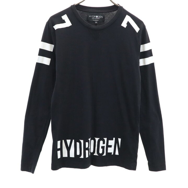 楽天市場】ハイドロゲン 長袖 Tシャツ S ブラック HYDROGEN ロンT 