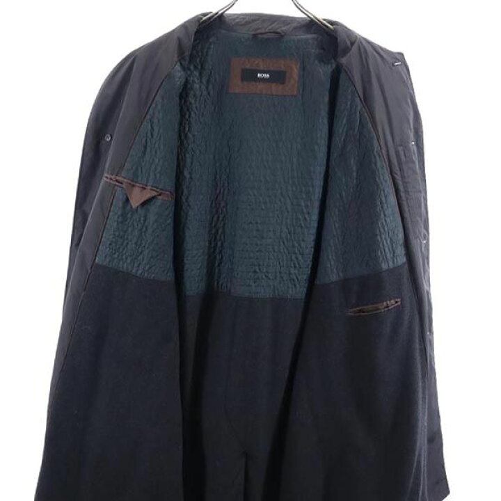 楽天市場】古着 HUGO BOSS ヒューゴボス ステンカラーコート US 42R  