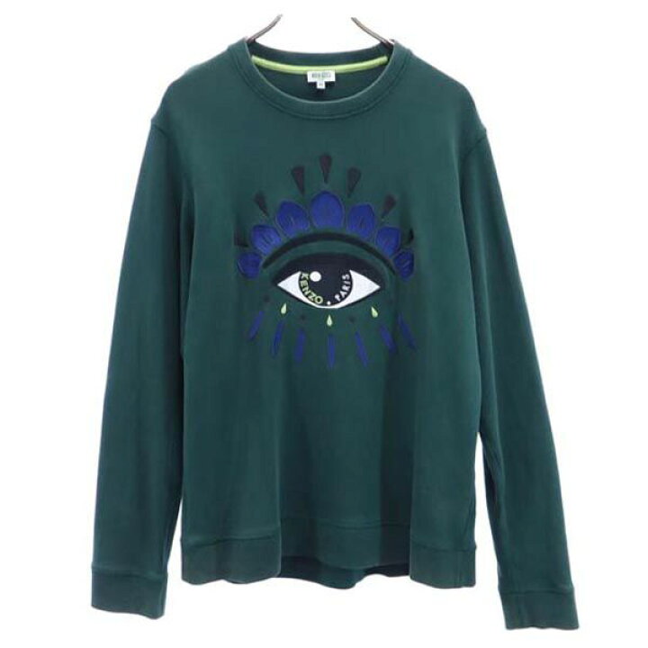 楽天市場】ケンゾー スウェット M グリーン系 KENZO 長袖 トレーナー 