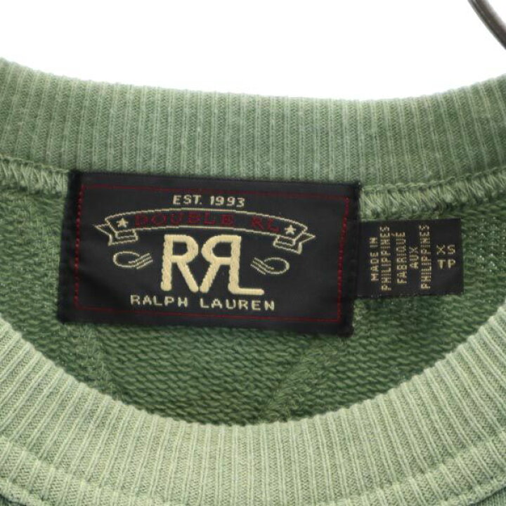 楽天市場】RRL ラルフローレン スウェット XS カーキ ダブルアールエル 