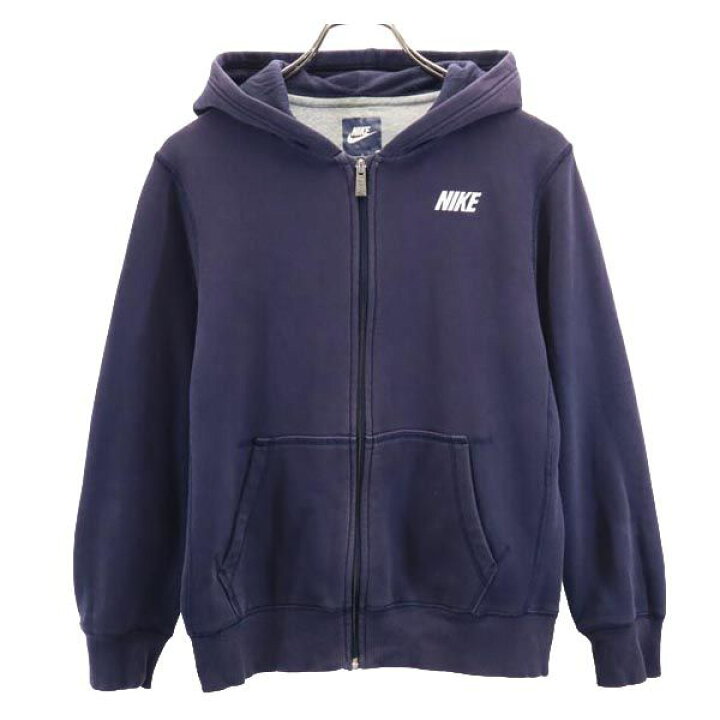 楽天市場】ナイキ 長袖 スウェット ジップパーカー L ネイビー NIKE 裏 